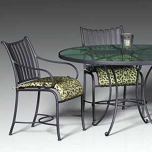 14 pc. Wrought Iron Patio Set
