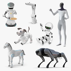 3D Robots Collection 7