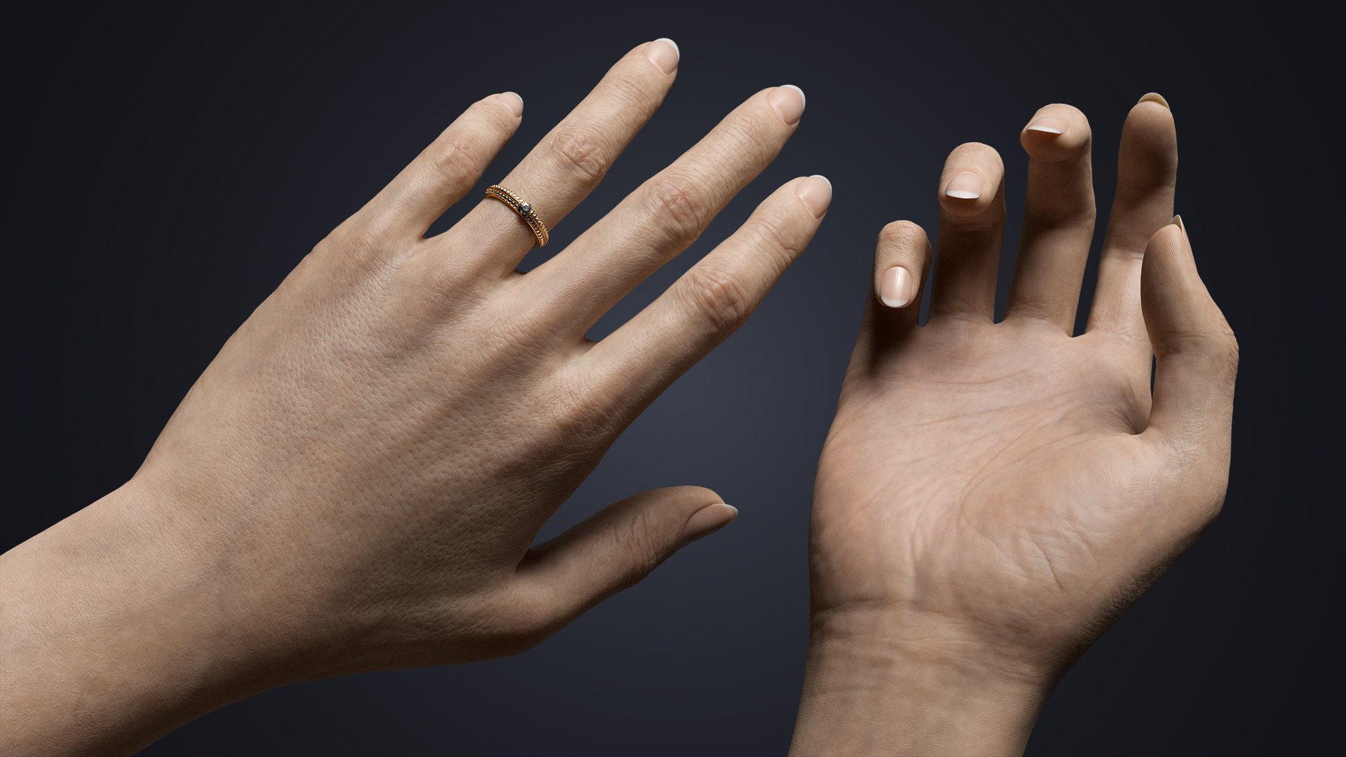 3D Realistic Female Hands with Full Arms - Rigged 3D Model https://p.turbosquid.com/ts-thumb/l3/UfkQ2b/KG/ring/jpg/1771341967/1920x1080/fit_q87/2fd2852ac842da29761a1498430e3444bda3b6c0/ring.jpg