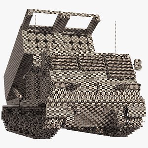 M270 MLRS UVW Only 3D model