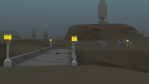 3D scenary lowpoly
