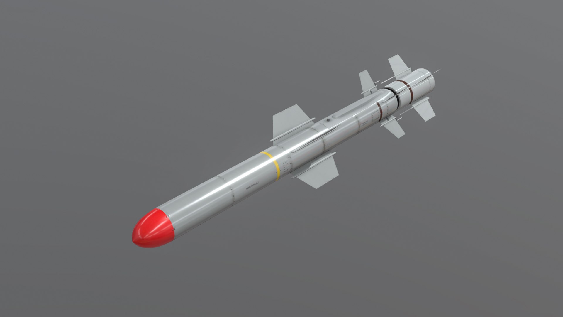 3D RGM UGM-84D Harpoon - TurboSquid 1733150