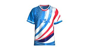 Men USA 4 Color Sublimation Sports Jersey
