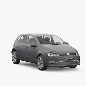 Volkswaqgen Polo 2015 lowpoly model
