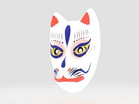 Kitsune Mask