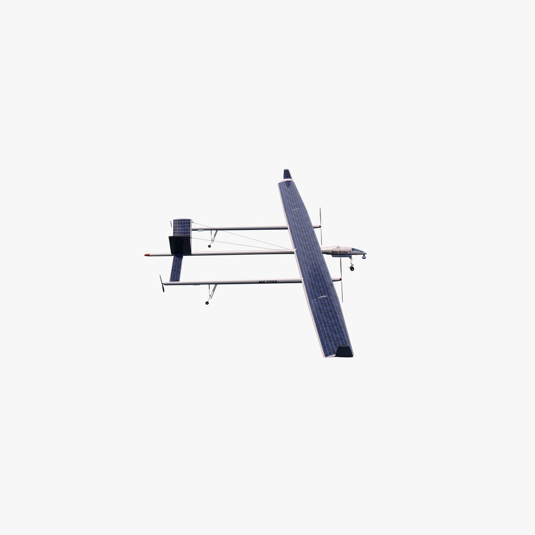 3d Solar Drone Model