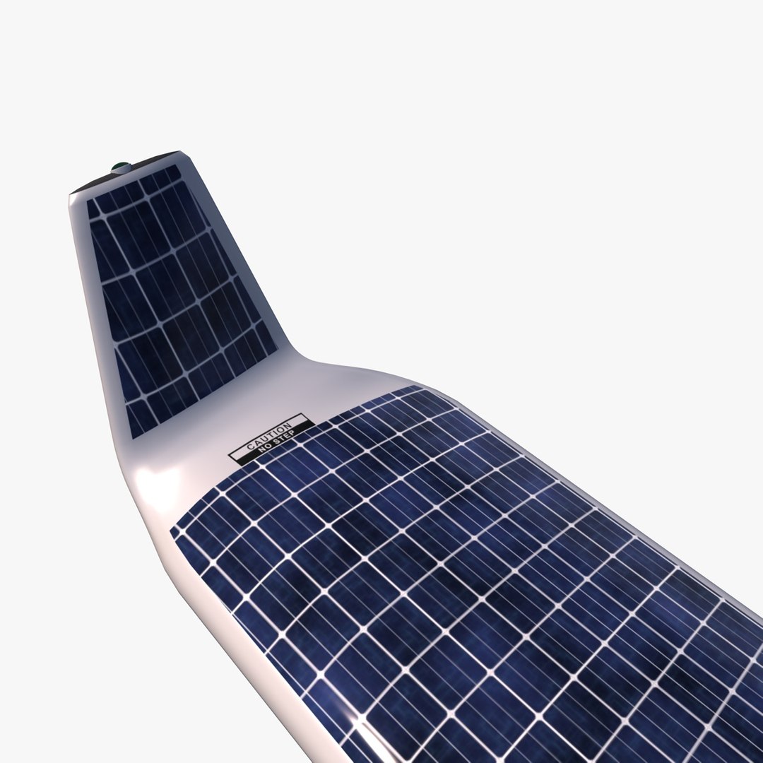 3d Solar Drone Model