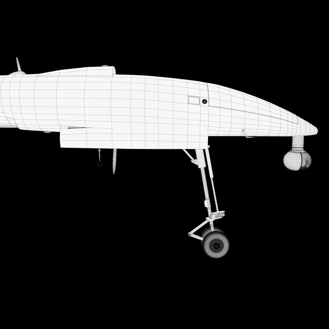 3d Solar Drone Model