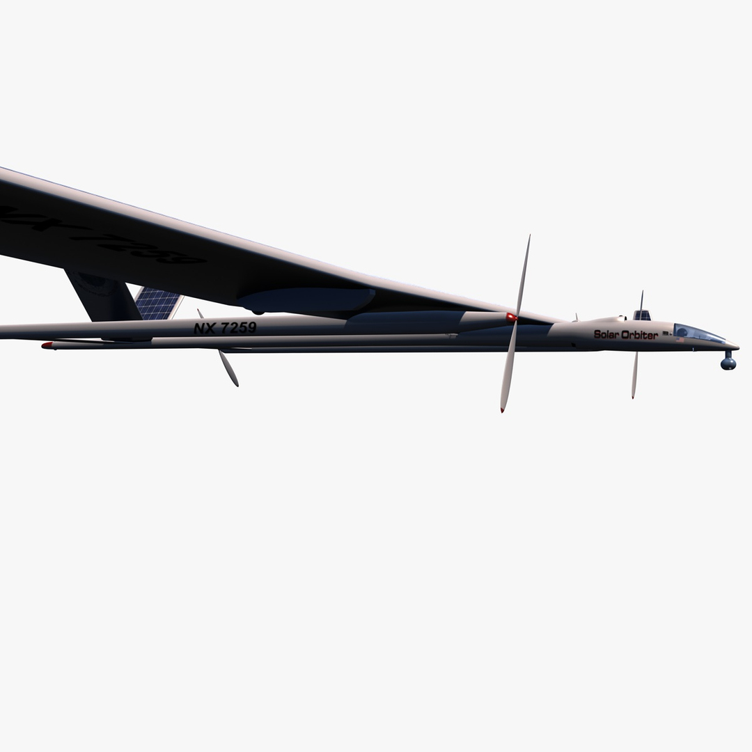 3d Solar Drone Model