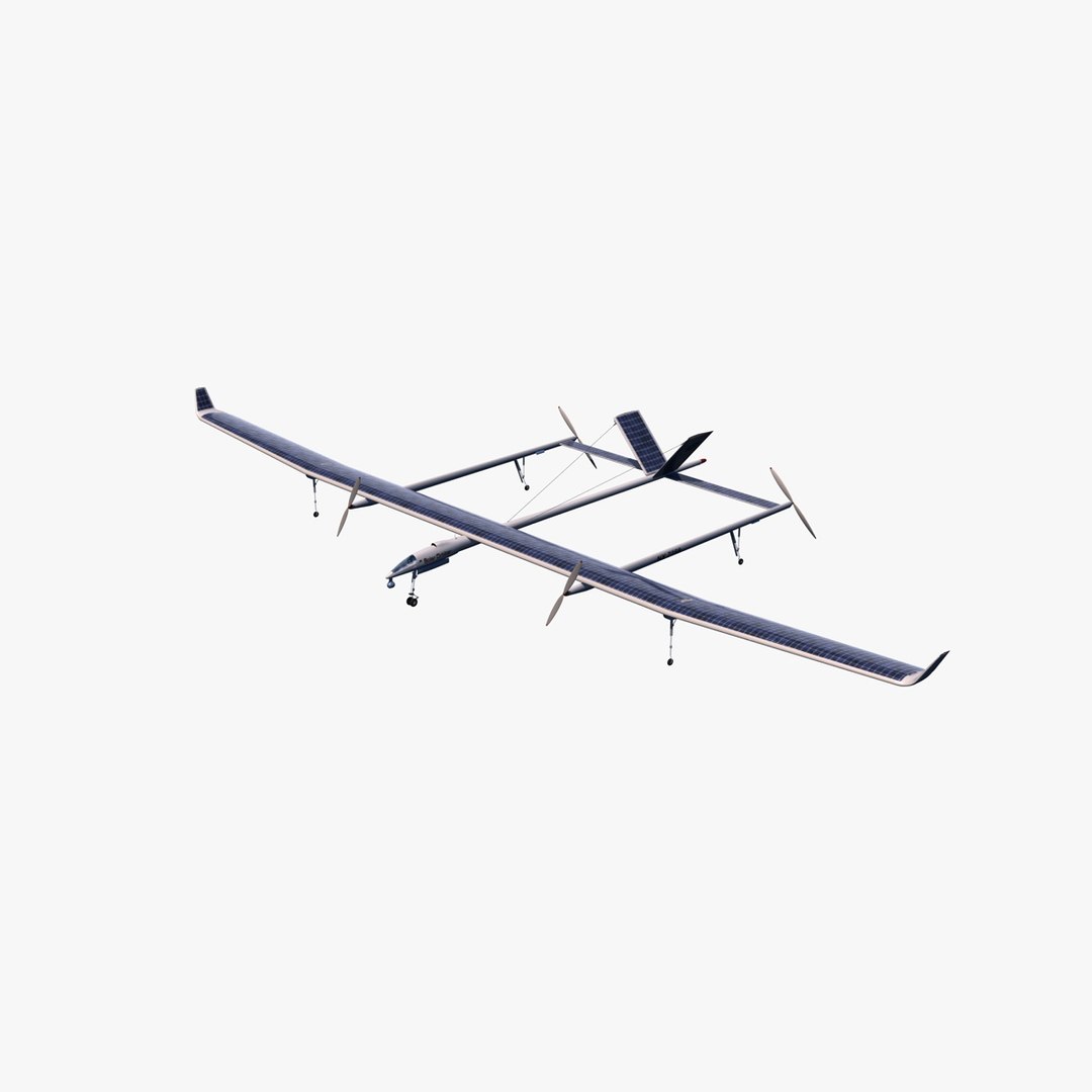 3d Solar Drone Model