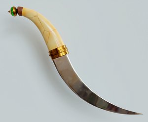 3D model arabian dagger