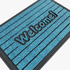 3d welcom mat