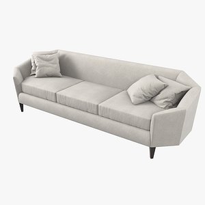 Baker Diamond Lounge Sofa Thomas Pheasant 6842S