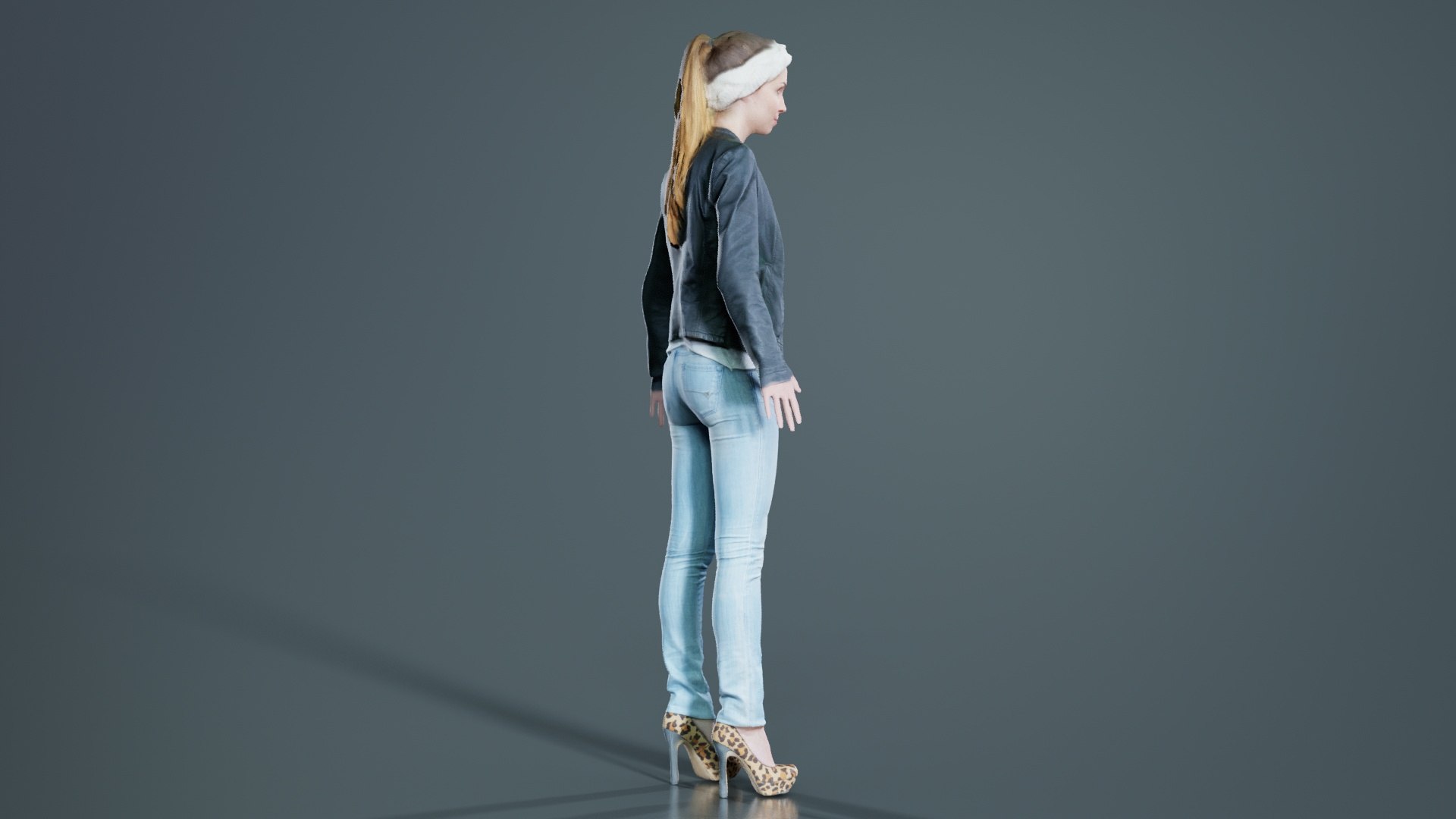 3D Cute Woman in Jeans Leather Jacket and Bandana Standard Pose Remastered https://p.turbosquid.com/ts-thumb/l3/pftiHF/OX/cute_woman_in_jeans_leather_jacket_and_bandana_standard_pose_04/jpg/1740469817/1920x1080/fit_q87/70b12b15a3df10a63fc1747695b9be04603256bf/cute_woman_in_jeans_leather_jacket_and_bandana_standard_pose_04.jpg