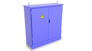 electrical cabinet cabin 3D model