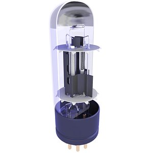 Vacuum Tube Cathode Inside Part 21 3D model