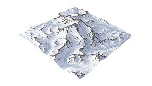 Mount Everest artistic 8m dem  PBR landscape