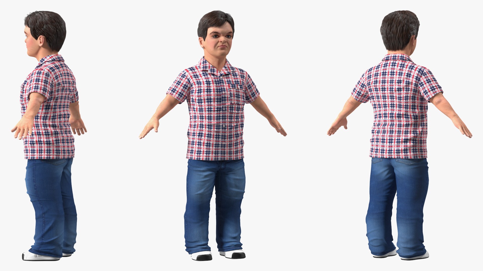 3D Model Character Dwarf Man Everyday Style Rigged For Cinema 4D ...