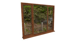 Panel window lowpoly