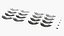 False Eyelash Style Set Black