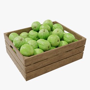 Guava crate 3D model
