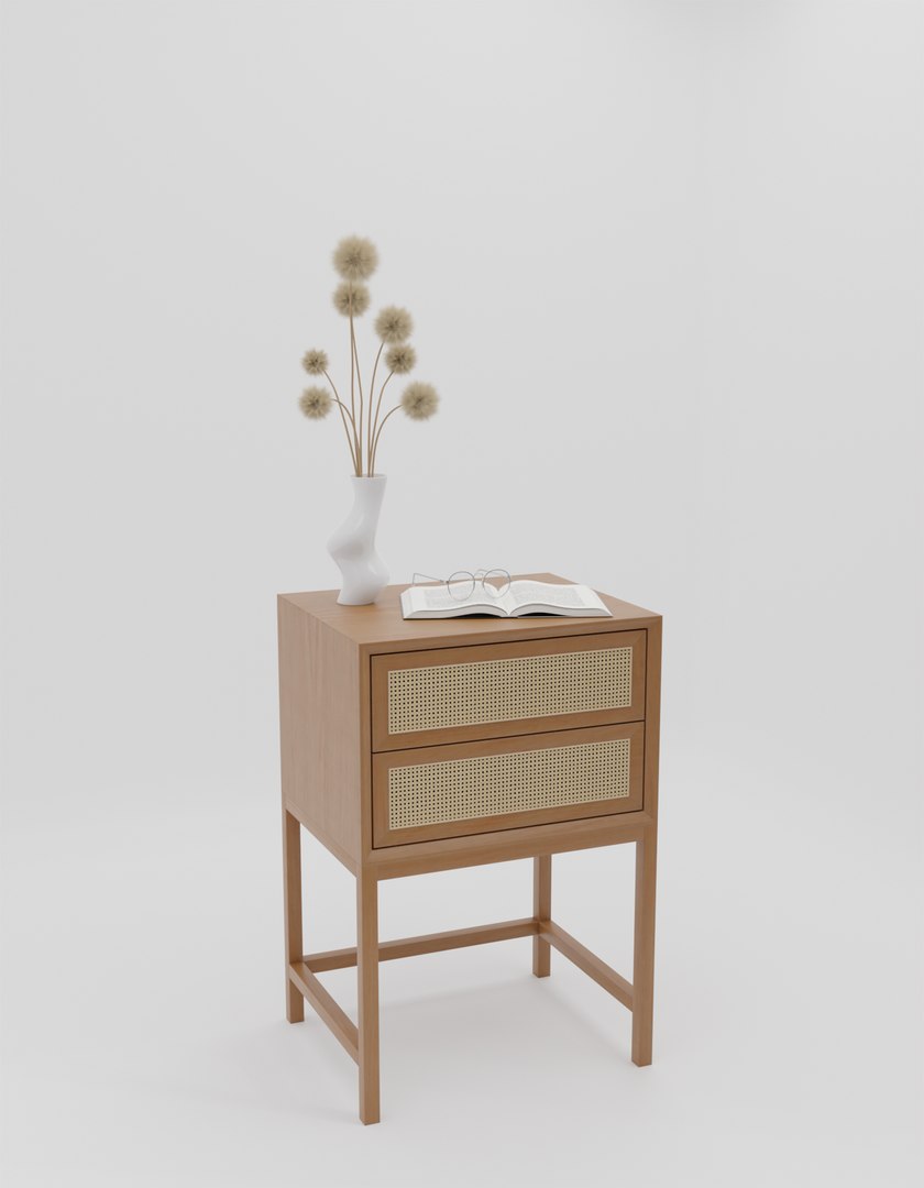 3D Bedside Table - TurboSquid 2053706
