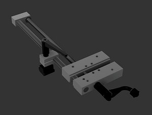 Float Lock Drilling Vise 3D model