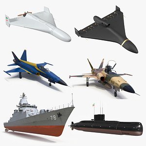 Iranian Naval and Aerial Strike Collection 3D