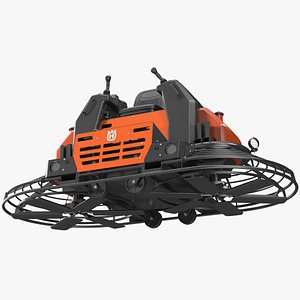 CRT 60X Power Trowel Husqvarna Rigged for Cinema 4D