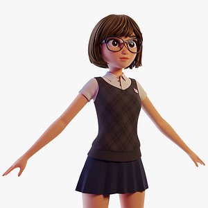 Female Cartoon Teen