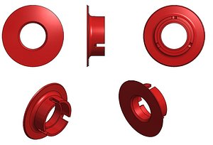 mini lathe 100mm chucks 3D model