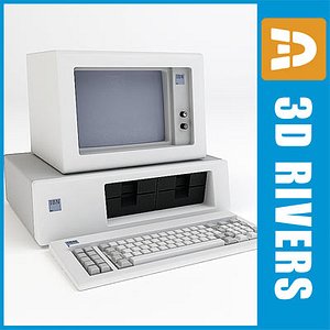 3d personal computer pc model