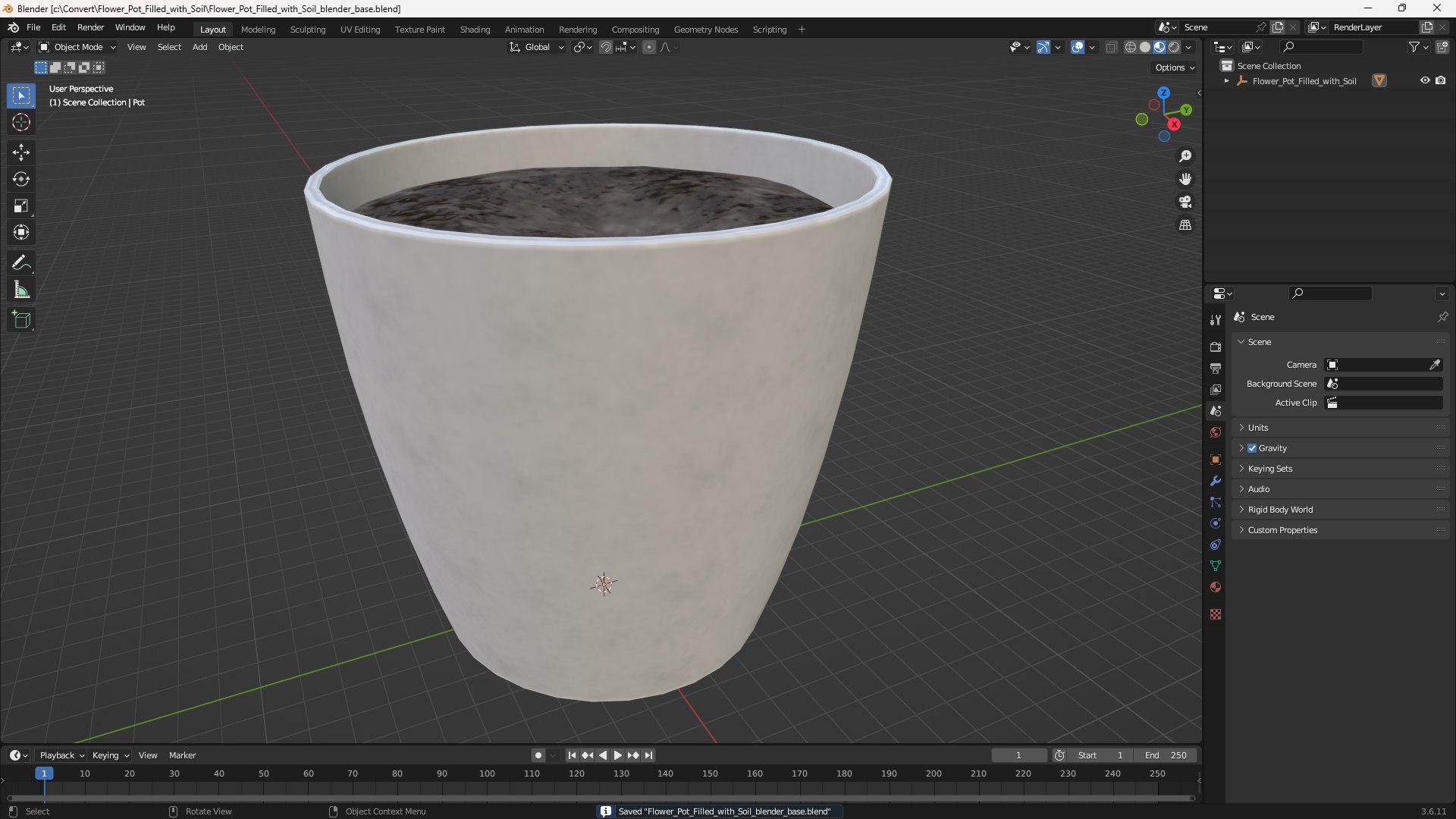 Flower Pot Filled with Soil 3D https://p.turbosquid.com/ts-thumb/l4/GH6kdX/nm/flower_pot_filled_with_soil_1001/jpg/1758138882/1920x1080/fit_q87/02a362b4a9a4eded3124592e93064c102beecb1e/flower_pot_filled_with_soil_1001.jpg