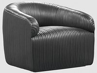 Souffle club chair Ruched By Kelly Wearstler