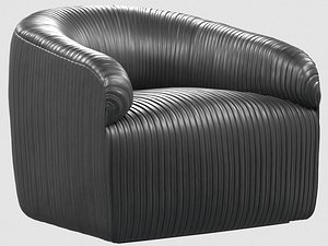 Souffle club chair Ruched By Kelly Wearstler