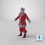 3D Santa Claus 2 model