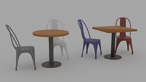 3D Coffee Furniture model