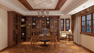 Study Room 01 3D model