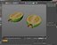 3D Feijoa Fruit Cut Along