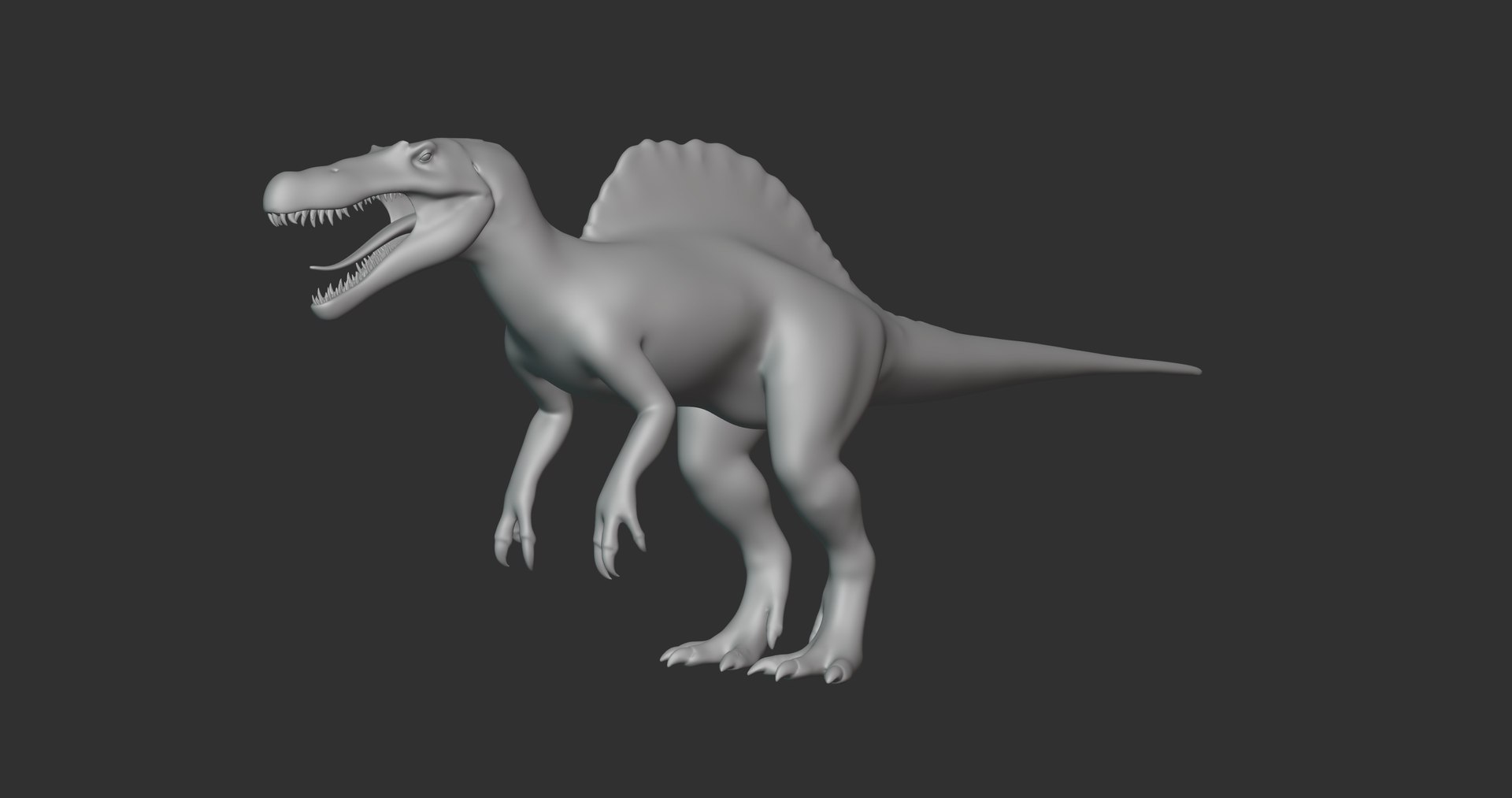 modelo 3d Siamosaurus Basemesh Low Poly - TurboSquid 1995186