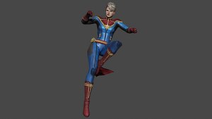Captain Marvel 3D model