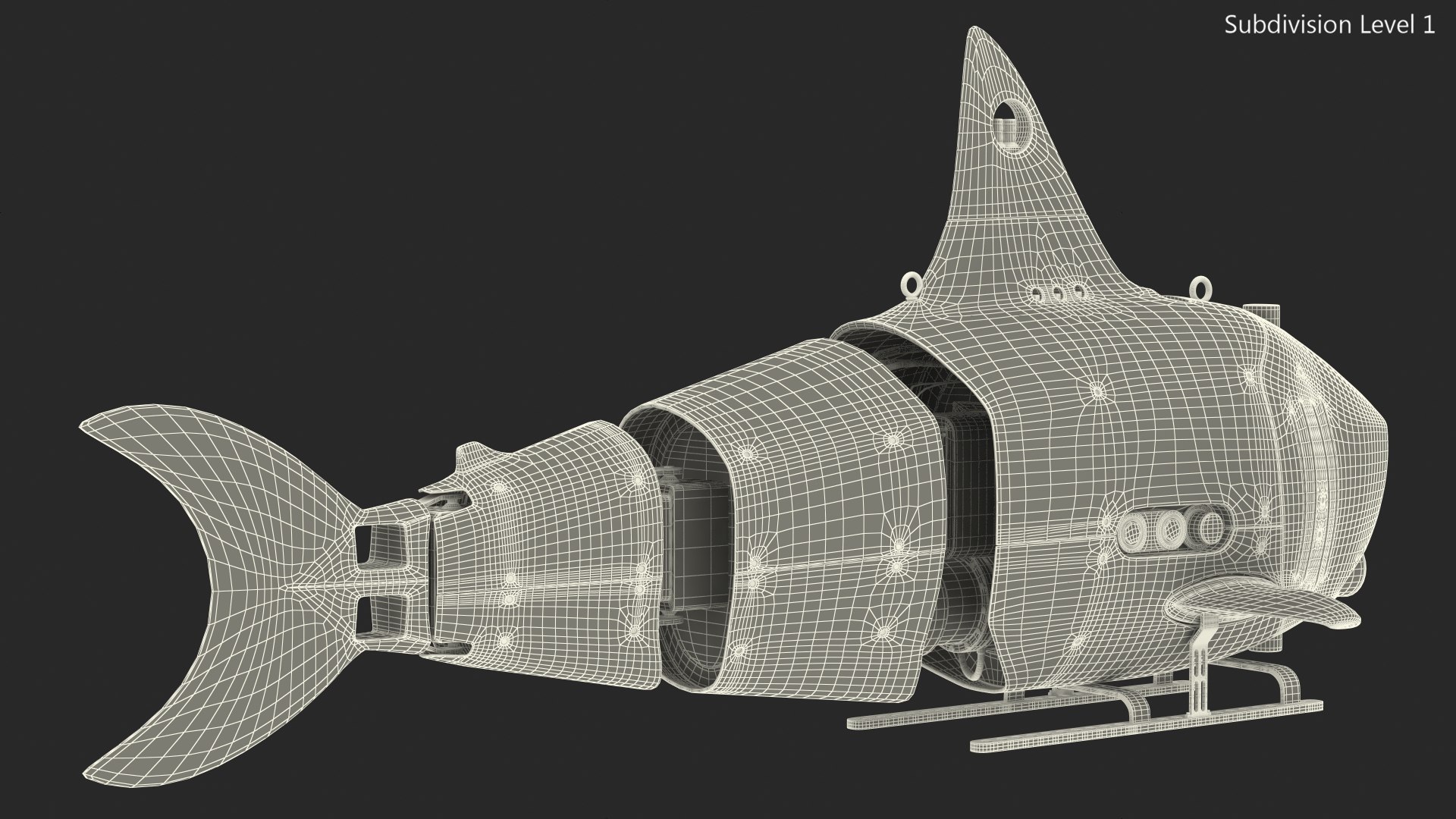 Shark Underwater Drone Rigged 3D https://p.turbosquid.com/ts-thumb/l4/Vp9EeS/yZ/sharkunderwaterdronerigged3dsmodel025/jpg/1641909410/1920x1080/fit_q87/dfa56f5d5e35ef68425a1a5fe9f41bef1cff893c/sharkunderwaterdronerigged3dsmodel025.jpg