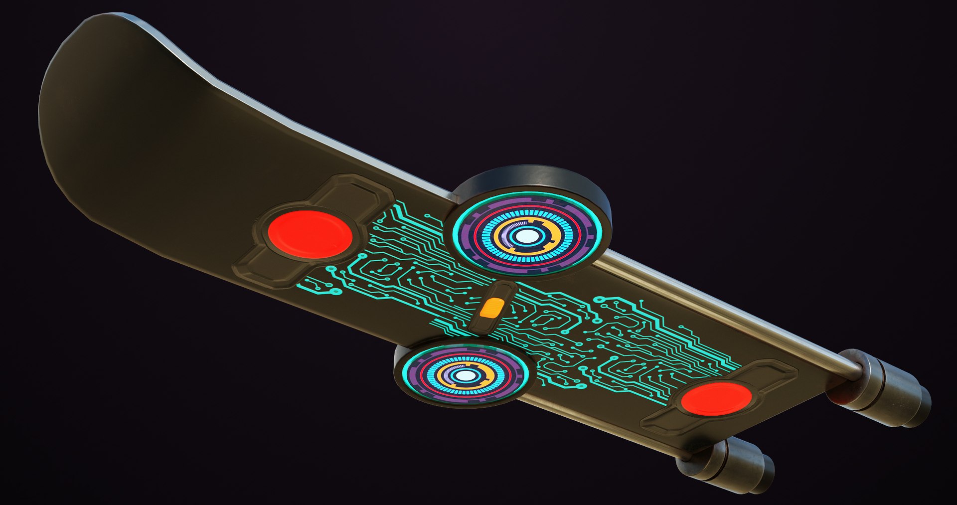 10 Sci Fi Hoverboards All PBR Unity UE Textures 3D model - TurboSquid ...