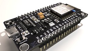 3D NodeMCU V3 with ESP8266   Arduino DIY Circuit model