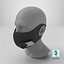 Electronic Air Filtering Respirator Mask on Mannequin Head