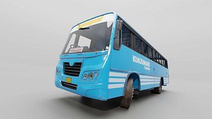 3D A Kerala city Private Bus