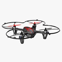 Hubsan X4 H107C BlackRed Propeller Guard