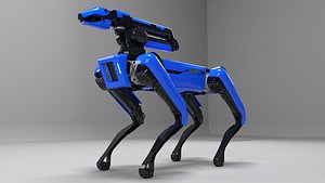 3D Dog Robot model