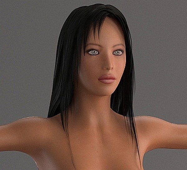 3d female body model