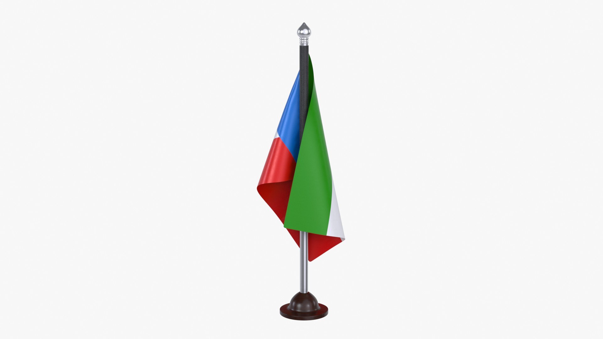 Equatorial Guinea Flag Stand 3D model https://p.turbosquid.com/ts-thumb/l4/shD6pL/1C/cloth_flag_stand_main_pr_f_0108/jpg/1772201266/1920x1080/fit_q87/f5d41b31402d68b3a3e417d701f4263d4bfd32c5/cloth_flag_stand_main_pr_f_0108.jpg